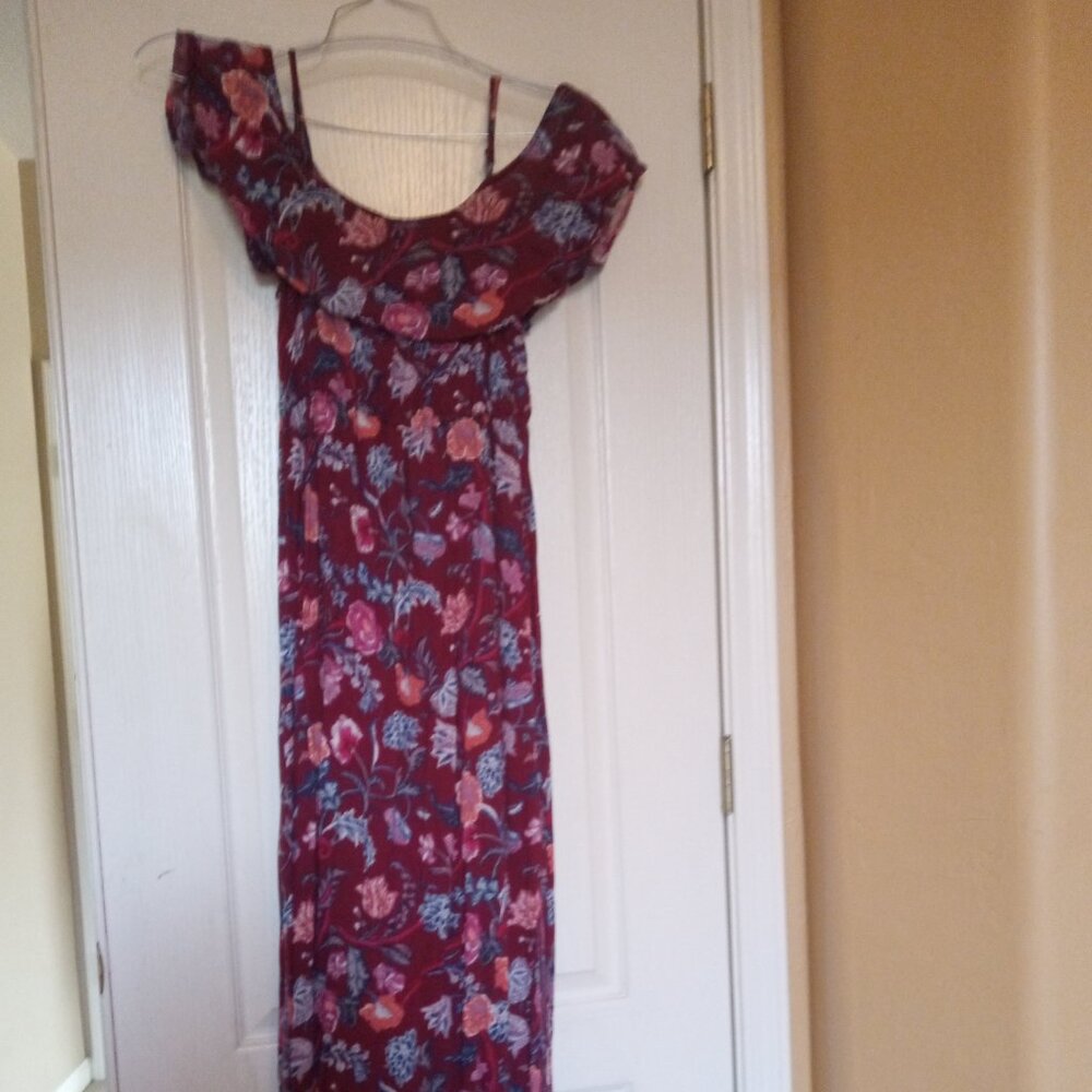 Lucky brand maxi sundress small floral
